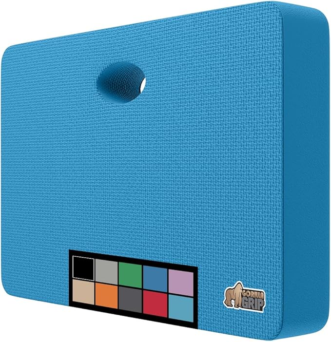 Gorilla Grip Extra Thick Kneeling Pad, Supportive Soft Foam Cushioning for Knee, Water Resistant Construction for Gardening, Bathing Baby, Workout Supplies, Lightweight, Garden Work Gifts