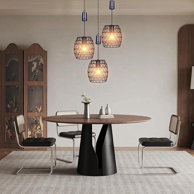 pearlstar Battery Operated Outdoor Hanging Light — Outdoor Indoor Pendant Chandelier Waterproof Porch Gazebo Patio Pendant Lantern Chandelier Lighting