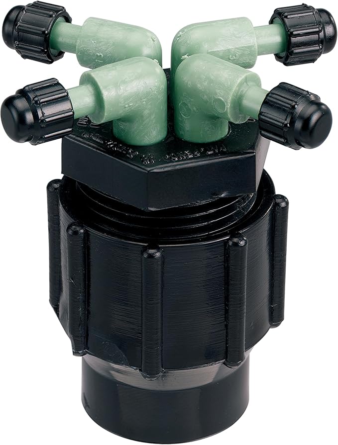 Orbit 67025 Drip Irrigation 4-Port Full-Flow Manifold