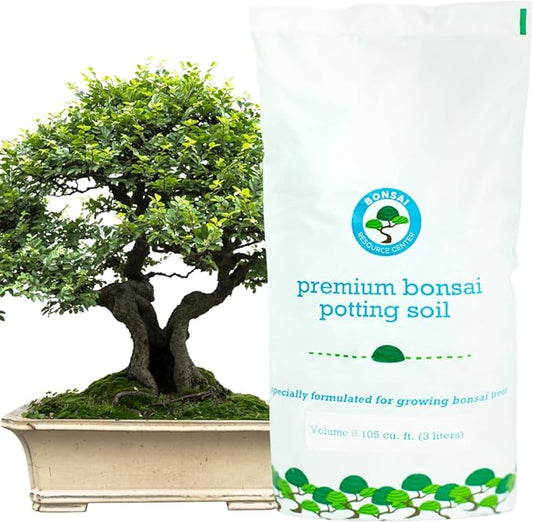 Bonsai Soil Mix, Ready to Use - Bonsai Potting Soil - Great Drainage, Soil - Soil Can Also Be Used for Succulent, Cactus, Money Tree - Akadama Soil - Pumice for Plants