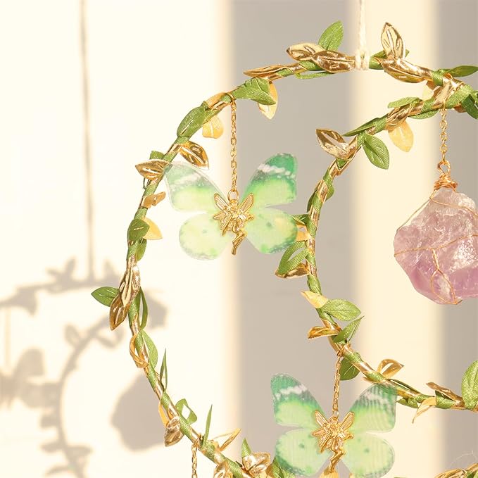 Suncatcher - Amethyst Moon Crystal Sun Catcher Window Hanging, Good Luck Charms Gifts for Women Chrismas Thanksgiving Birthday Crystal