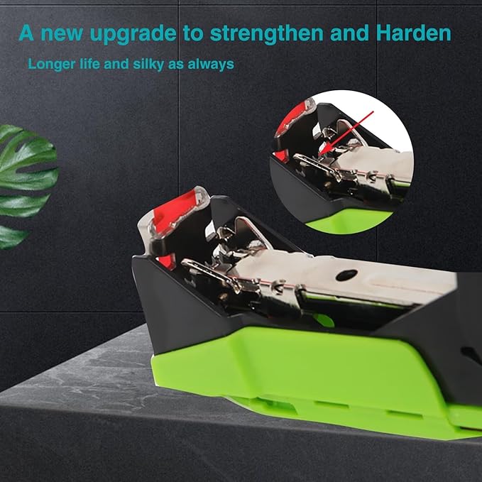 Plant Tying Machine - Efficient Gardening Tool with Tape and Plant Tape Gun for Quick and Easy Vining of Tomatoes, Peppers, Cucumbers, and More(Green)