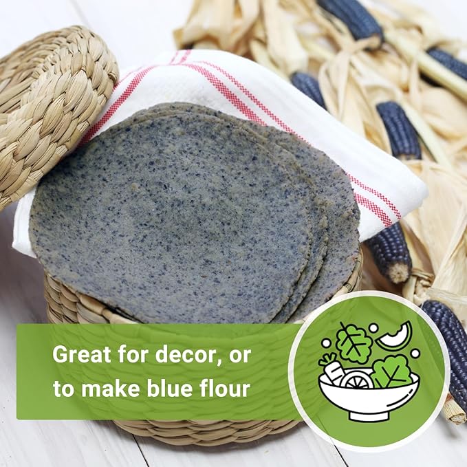 Sow Right Seeds - Bulk Blue Hopi Corn Seeds for Planting - 1 Ounce, 85 Seeds - Non-GMO Heirloom Jumbo Pack Grow an Outdoor Home Vegetable Garden - Grow Loads of Corn to Eat or Use as Ornamental