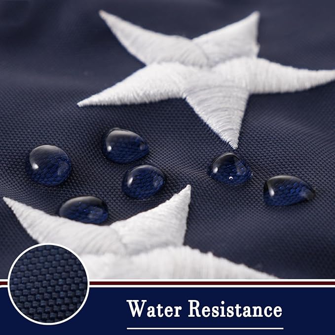 AZCOVER American Flag 4x6 FT US Flag for Outside Heavy Duty Nylon American Flags for Outdoor with Embroidered Stars Sewn Stipes and Brass Grommets United States Flag