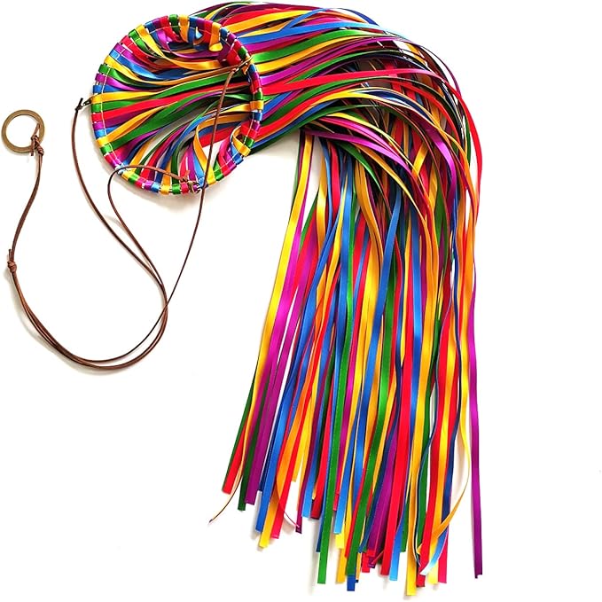 Satin Ribbon Windsock Streamer, Outdoor Decorations for Your Patio, Garden, Yard, Dock and Camper, 41-Inch, WS41-01