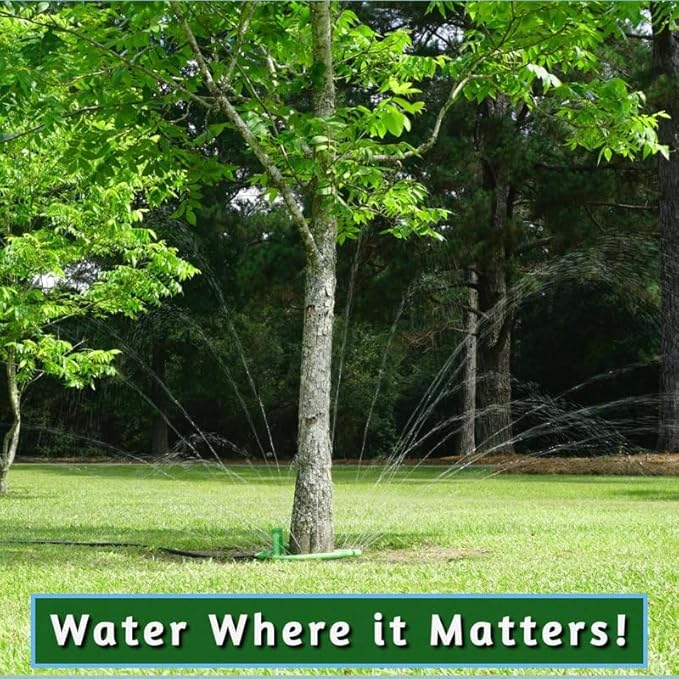 Tree Sprinkler with 360° Outward Direction | Water Sprinkler for Trees That Reaches The Nutrition Zone for Tree Root Watering (11")