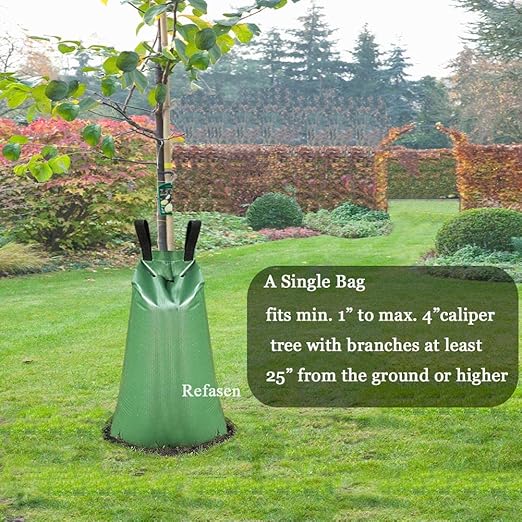 Tree Watering Bag, 20 Gallon Water Bags for Trees Slow Release Drip Irrigation Bag for Trees (8 Packs)