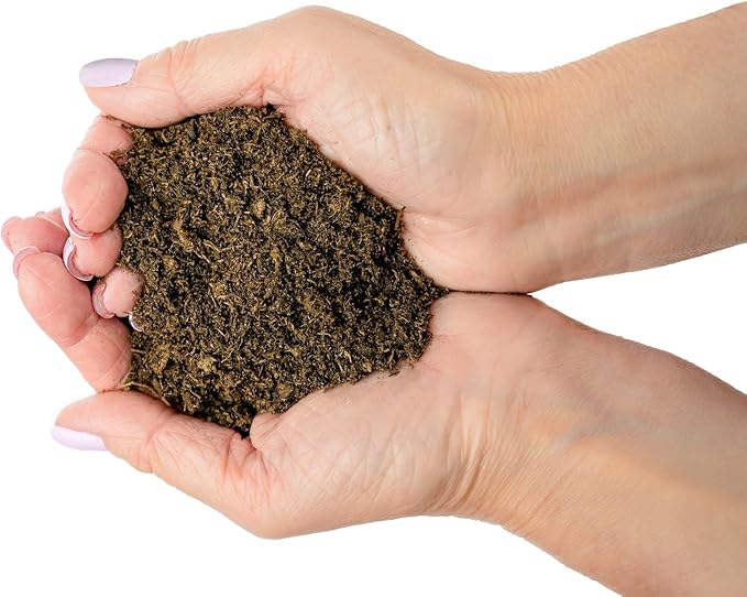 Premium Natural Sphagnum Peat Moss - Gardening Soil Amendment and Carnivorous Plant Soil Media by Gardenera (2 Quart Bag)