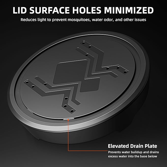 Spider Farmer 2025 Newest Gravity-Fed Self-Watering System No Power Needed, 4-Pack Auto Watering System with 13 Gallon Reservoir, 4Pcs Water Delivery Fabric Pot Base for Indoor Plants, Grow Tents