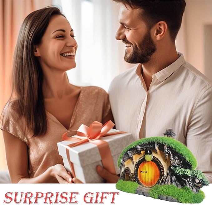 Solar Outdoor Garden Figurine Light, Solar-Powered Statue Lights for Garden & Yard Decoration, Cottage-Themed Outdoor Sculptures for Home & Landscape Accent