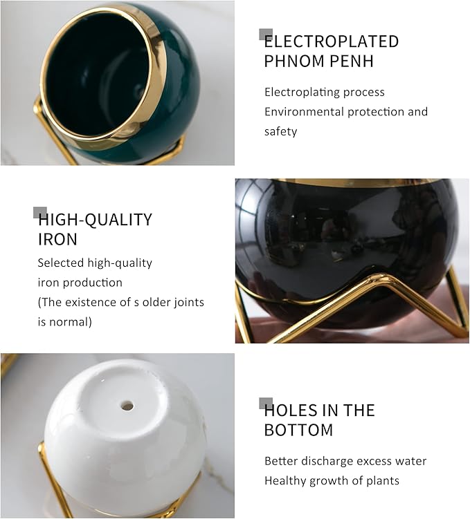 House Warming Gifts New Home, Housewarming Gifts for New House, Best Housewarming Gifts, Home Essentials for New Home Gift Ideas, Living Room Home Decor Farmhouse | 3 Succulent Pots for Plant Lovers