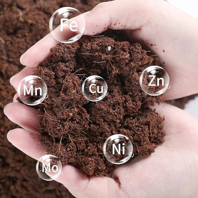 Coconut Coir Brick, 8 Pack 11.5 Pound Coconut Fiber Block, Organic Nutrition Soil for Plants and Flowers, Great Seed Bed (8)