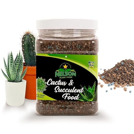 Nelson Plant Food - NutriStar Cactus and Succulent Plant Food - Cacti and Succulent Fertilizer - Plant Fertilizer for Cactus and Succulents