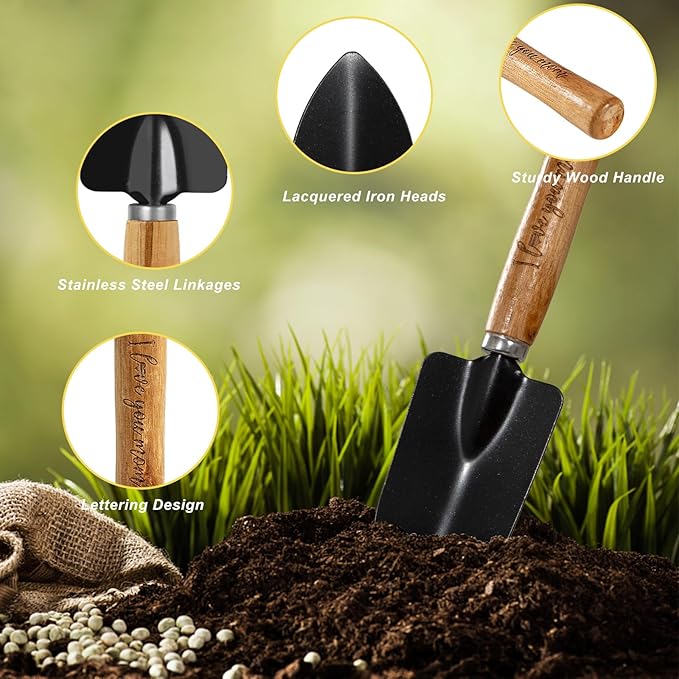 Mom Gifts - Mom Gardening Tools Gifts from Kids - Gardening Gifts for Mom, Garden Stuff Gifts for Plant Lovers Mom, Unique Mom Birthday Gifts for Mom from Daughter Son, Mom