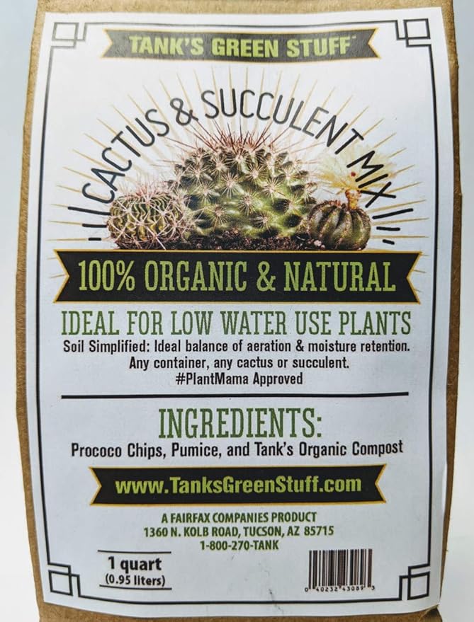 Tanks Pro Mini Cactus and Succulent Mix - 1 qt