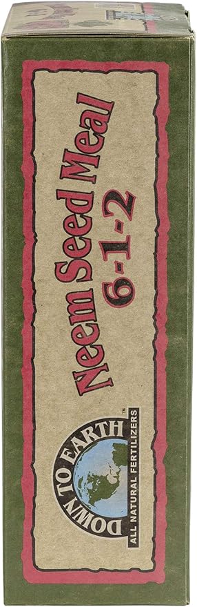 Down to Earth Organic Neem Seed Meal Fertilizer Mix 6-1-2, 5 lb