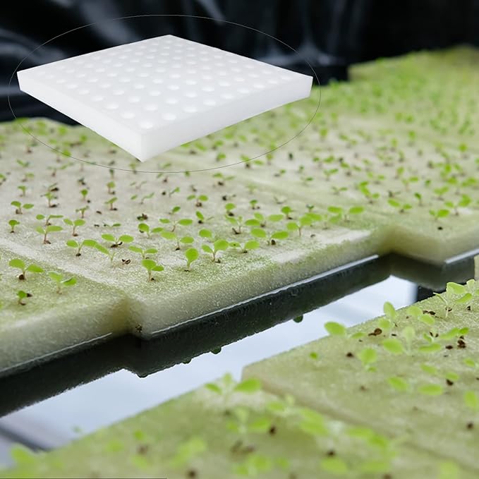 600 Pcs Hydroponic Sponges, Soil-Less Cultivation Planting Gardening Tool, Square Seedling Sponges for Small Bud Growth