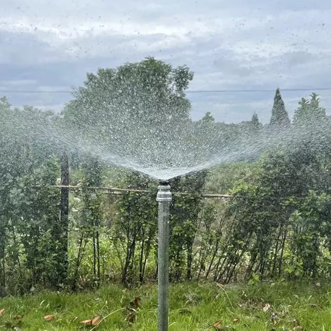 20 Pcs Garden Irrigation 1/2" Misting Nozzles Adjustable Garden Lawn Watering 360° Misting Sprinkler Heads Mister Nozzle Micro Spray Emitter for Garden Lawn Irrigation System