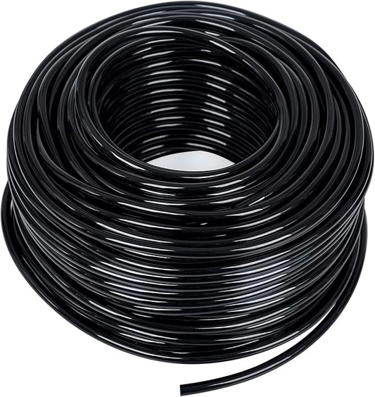 MIXC 200ft 1/4 inch Blank Distribution Tubing Drip Irrigation Hose Garden Watering Tube Line