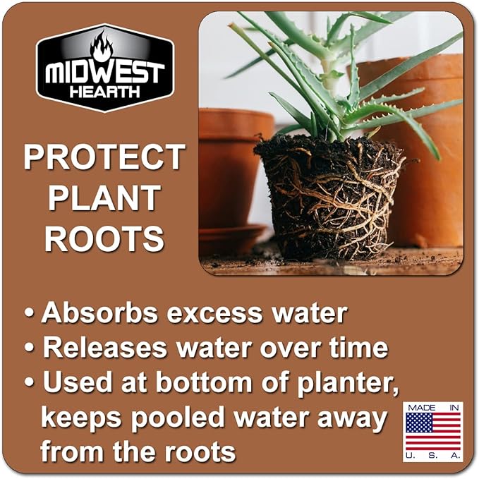 Red Lava Rocks for Plants Natural Horticultural Volcanic Rock (1/4" Size) (Mined in USA) (10-lb Bag)