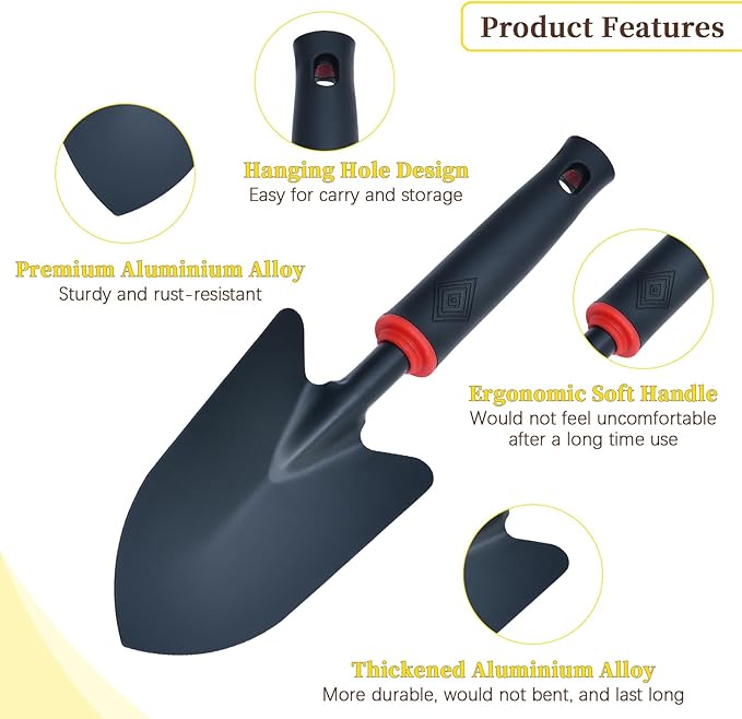 Premium Coco Coir Soil for Indoor Plants - 2.2Kg/4.8 Lbs with Plant Growing Bags & Shovels - Ideal Seed Starter Soil - Coconut Fiber Substrate