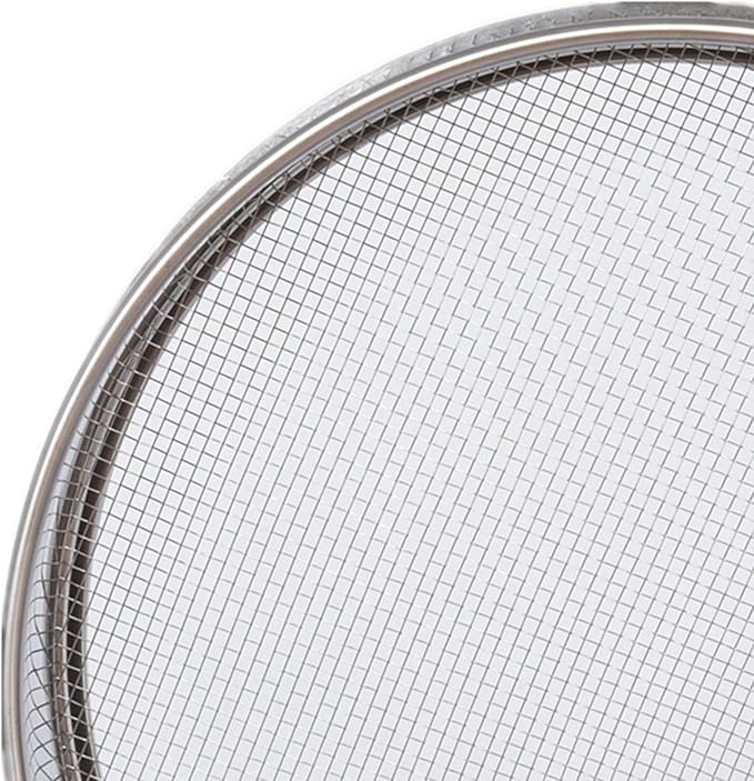 Garden Soil Sifter -10" Sifting Pan-Sieve for Sand Rocks Dirt Compost (1/12”Mesh Screen)