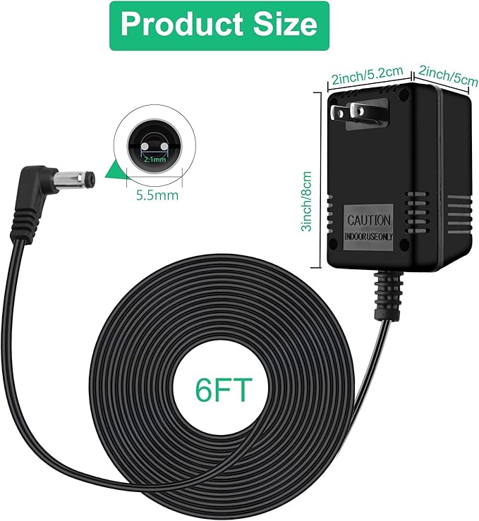 24V Power Supply for Rachio Smart Sprinkler Controller, AC to AC Wall Adapter Transformer, Indoor Irrigation System Controller Accessories Power Adapter