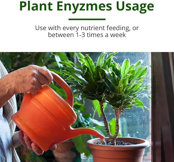 Humboldts Secret Plant Enzymes – Best Plant and Root Enzymes – 7000 Active Units of Enzyme per Milliliter – Quality Plant Food and Plant Fertilizer – Highly Concentrated – 8 Ounce
