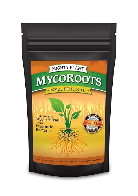 Organic MycoRoots Ultra-Concentrated Mycorrhizal Fungi Root Enhancer – 500 Spores/Gram for Optimal Plant Growth & Health | Boost Soil Nutrient Absorption (1, Pounds)