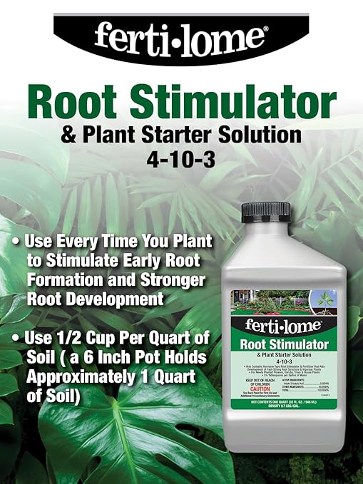Fertilome (10640) Root Stimulator & Plant Starter Solution 4-10-3 (16 oz)