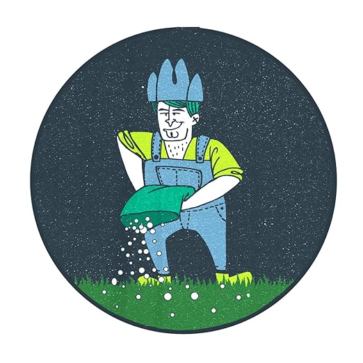 Soil Seed & Water Turf Daddy overseed and Aeration Blend Organic Fertilizer Soil Amendment for Grass, Lawn, Turf and Landscaping - OMRI Listed