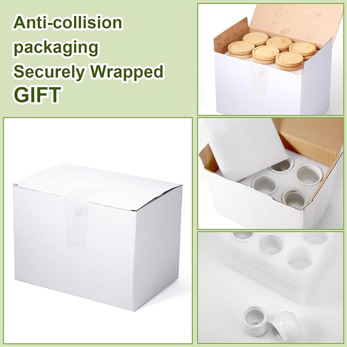 Remerry 12 Pcs Small Ceramic Pots 2.5 Inch Mini Succulent Pots Valentine's Day Gifts DIY Figurines Paint Craft Kit Unpainted Ceramic Bisque with Drainage Hole Ready to Paint for Classroom(Cute)