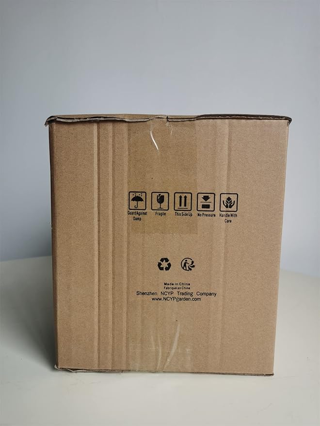 NCYP Small Geometric Terrarium - 4.1" x 3.5" x 5.9" Miniature Irregular Glass Terrarium Planter for Succulent Air Plants - Tabletop Garden Display Container, Black (No Plants, No Door)