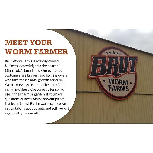 Brut Organic Cow Compost - 10 Quart - Nutrient-Rich Fertilizer for Thriving Gardens - Safe, Pure, and Effective, (4 Pack)