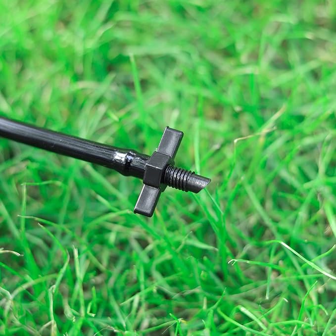 Barb Tubing Coupling Adapter Thread (1/4") x Barb 1/4" Drip Micro Irrigation Threaded With Barb 1/4-Inch Coupling（100PC/Bag）