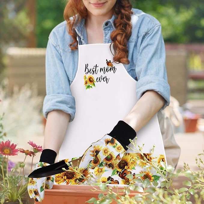 Mom Gifts - Mom Gardening Tools Gifts from Kids - Gardening Gifts for Mom, Garden Stuff Gifts for Plant Lovers Mom, Unique Mom Birthday Gifts for Mom from Daughter Son, Mom