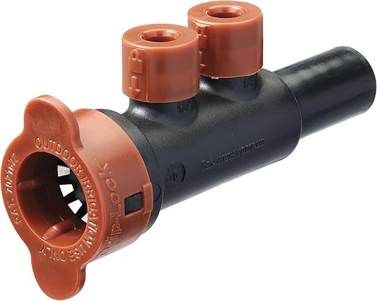 Orbit 67047 - 1/2" x 1/4" Drip-Lock 2-Port Extension Manifold
