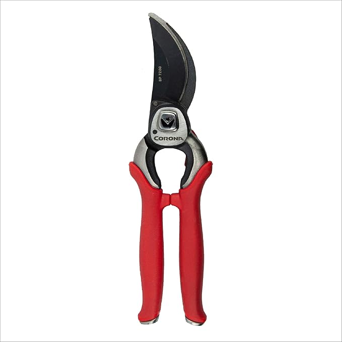 Corona BP 7200 Forged Pro Cut Bypass Hand Pruner, 1-Inch, Red