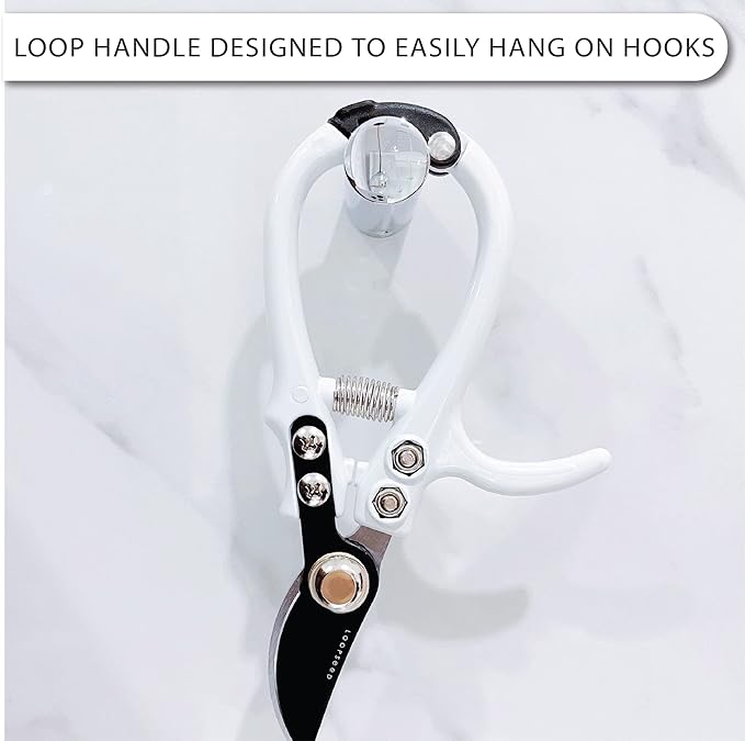 Bypass Pruning Shears Hand Pruner Garden Trimming Scissors Plant Trimmers Herb Snips Flower Clippers Ergonomic Handle Modern Garden Tools