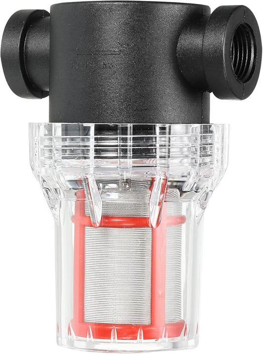 PATIKIL 1/2 Inch Water Pump Strainer Filter, Pipe Water Pump Strainer with 200 Mesh Stainless Steel Filter Screen for Irrigation Garden