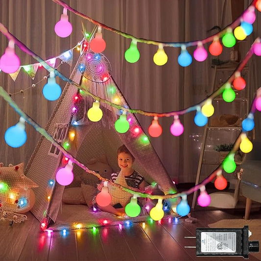 360 LED String Lights 132ft, 8 Lighting Modes Plug in Fairy String Lights for Bedroom Classroom Patio Garden Wedding Party Christmas Tree Outdoor Indoor Decorations Multicolor