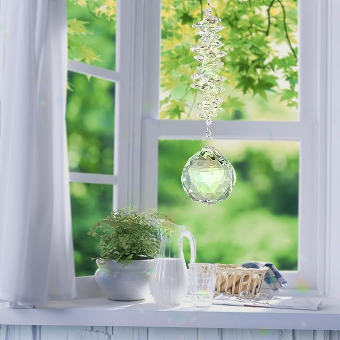 Sympathy Gifts for Loss of Loved One, Unique Memorial Gifts, Bereavement Gift Ideas for Loss of Mom Dad Son, Sun Catchers Indoor Window, Christmas Decor, 40mm Crystal Ball Sun Catcher