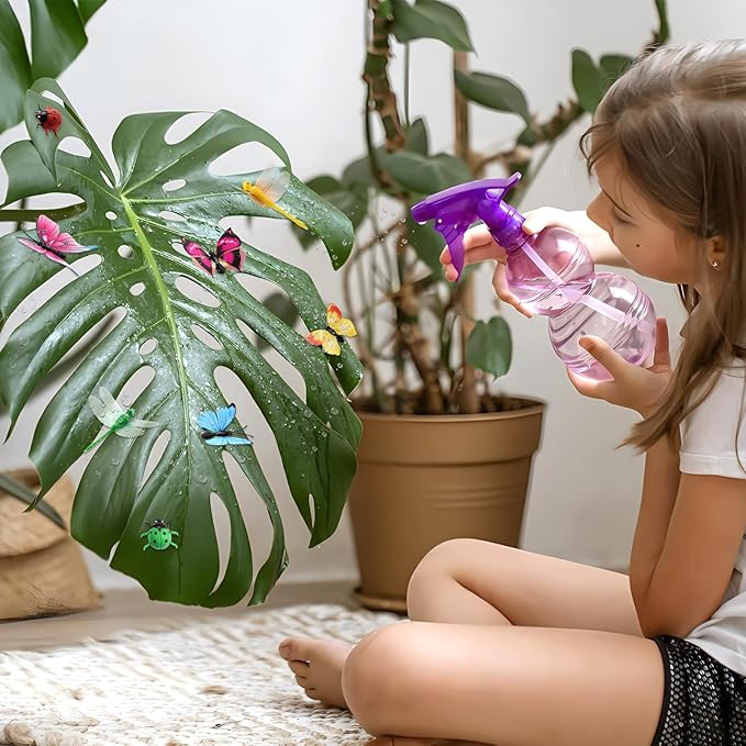 Plant Magnets for Potted Plants: Funny 3D Plant Safe Magnetic Charms,Cute Butterflies Magnets Plant Decor,Gift for Plant Lover (12 PCS)