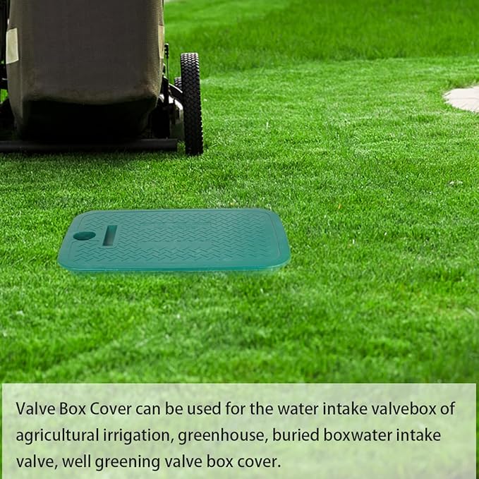 Sprinkler Valve Box Cover Outer Diameter 12x17 Inch Irrigation Control Valve Box Replacement Lid Rectangular One Pieces