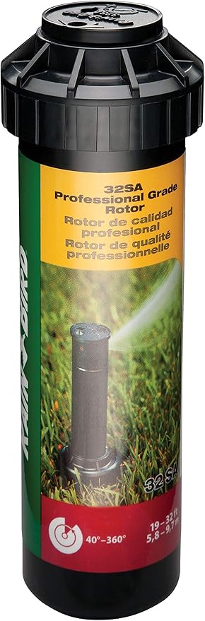 Rain Bird 32SA Simple Adjust Gear Drive Rotor, 40° - 360° Pattern, 19' - 32' Spray Distance
