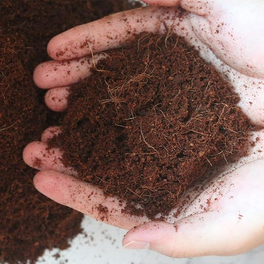 15 Quart Loose Coco Coir Potting Soil for Planting, Coconut Coir with Low EC and pH Balance for Gardening Plants, Flowers Herbs, Vegetables, Terrariums and Reptile Tanks