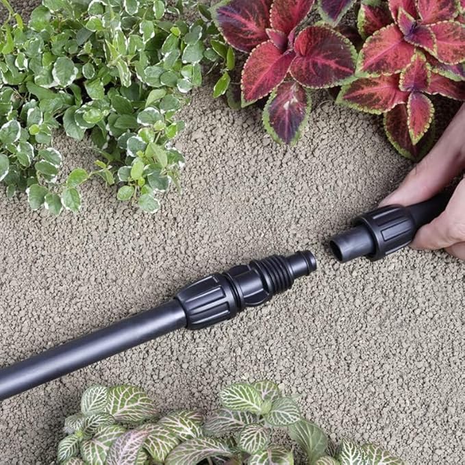 Drip System Parts,Drip Irrigation Fittings Lock Barbed Straight Connectors for 1/2 Inch Drip Tubing (1/2" ID x 0.65" OD) -Pack of 10