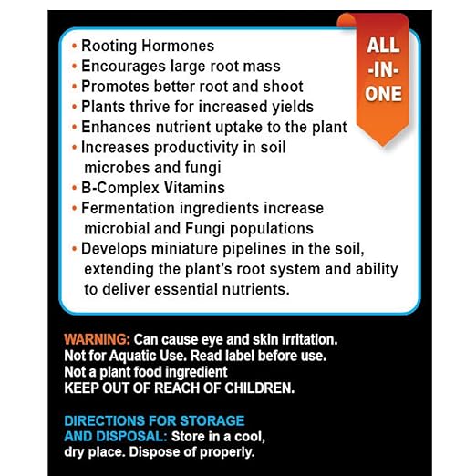 Soil Survivor Concentrate, Soil Survivor by Earth Warrior - Premium Soil Conditioner and Root Enhancer with B-Complex Vitamins and Fermentation Products Pre-Mix Spray for All Plants, Biodegradable
