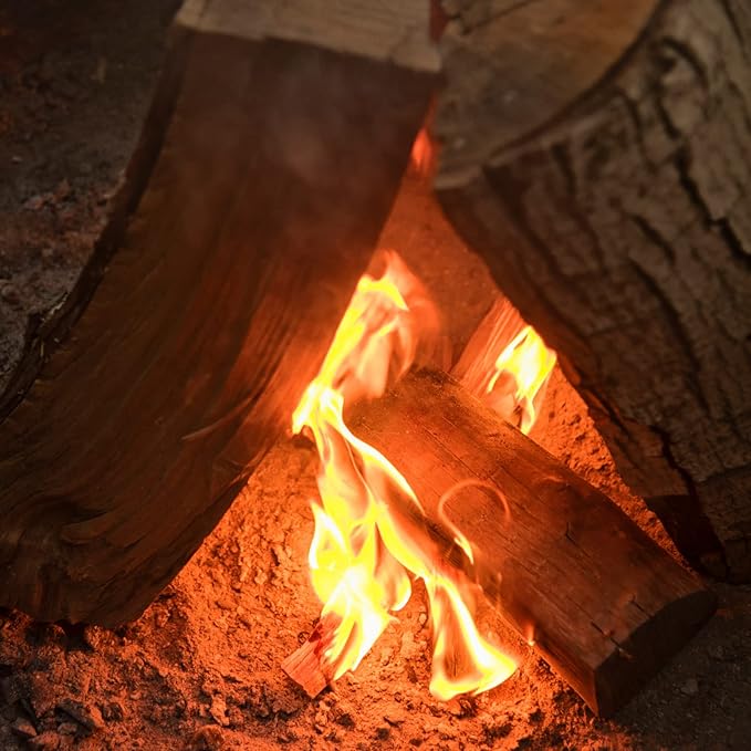 2 lb. Billy Buckskin Fatwood Fire Starter Sticks, Fire Starters for Fire Pit, Campfires, Wood Stoves, Fireplaces, Bonfires & Grilling BBQ, Camping Essentials, Start a Fire with 3 Sticks (2 Pound Bag)