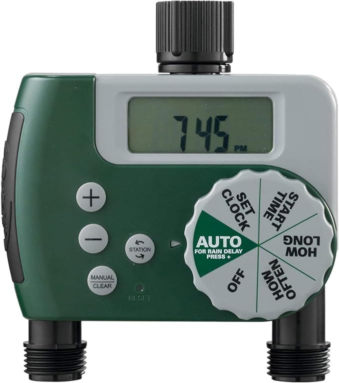 Orbit 58910 Digital 2 Outlet Hose Faucet Timer